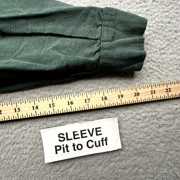 Vintage Codet Heavy Flannel Long Sleeve Shirt Mens Medium Button Up Cotton Green - Picture 5 of 12